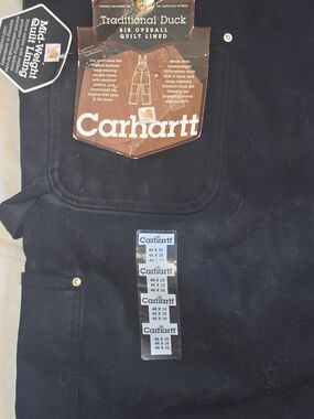 Carhartt Men’s Black Duck Work Pants